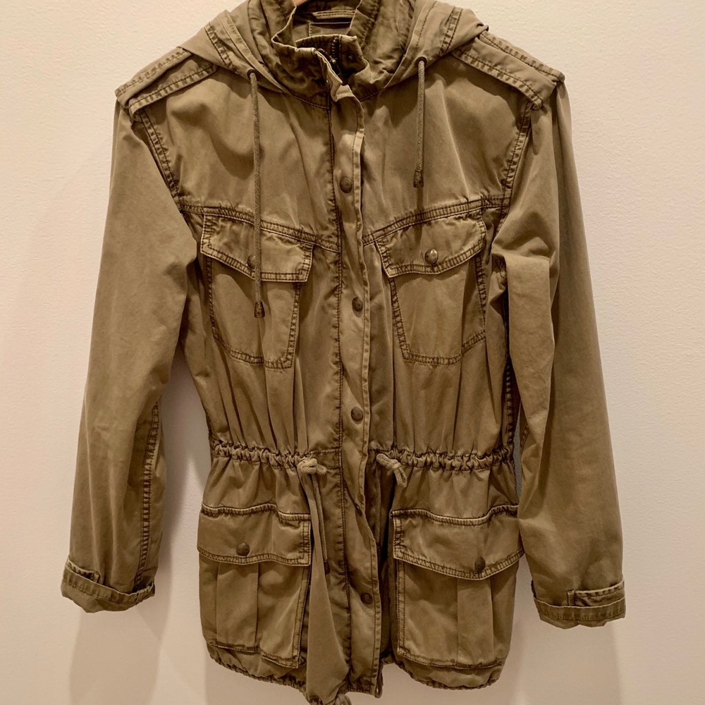 Aritzia Long Jacket Coat Gem